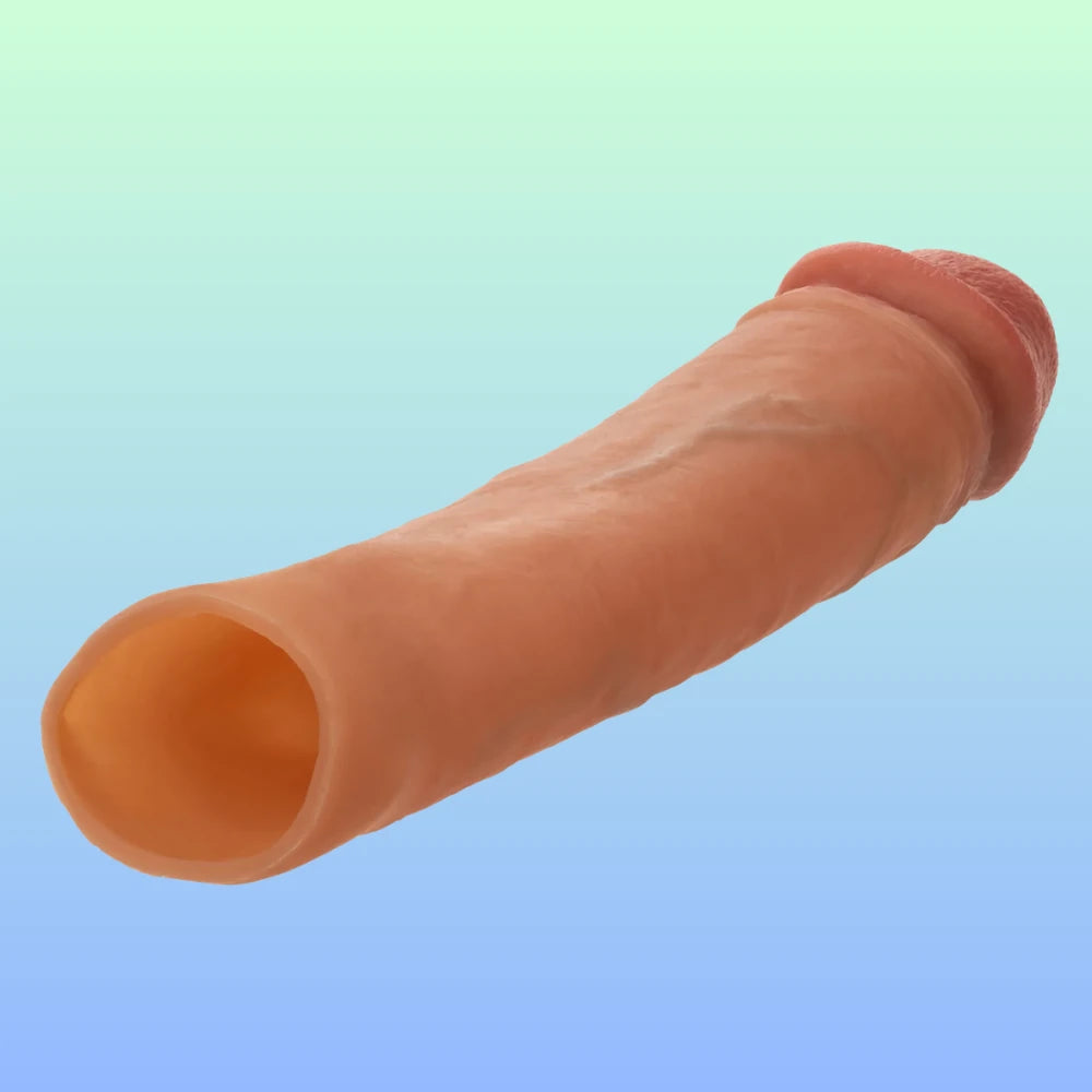 Calexotics Silicone Penis Extension System Penis Kılıfı 20 Cm-Brown