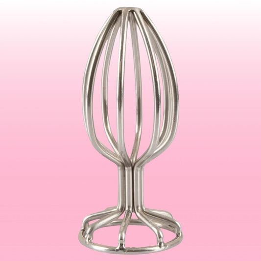 Anos Finest Butt Wear Metal Cage Butt Plug Metal Anal Plug