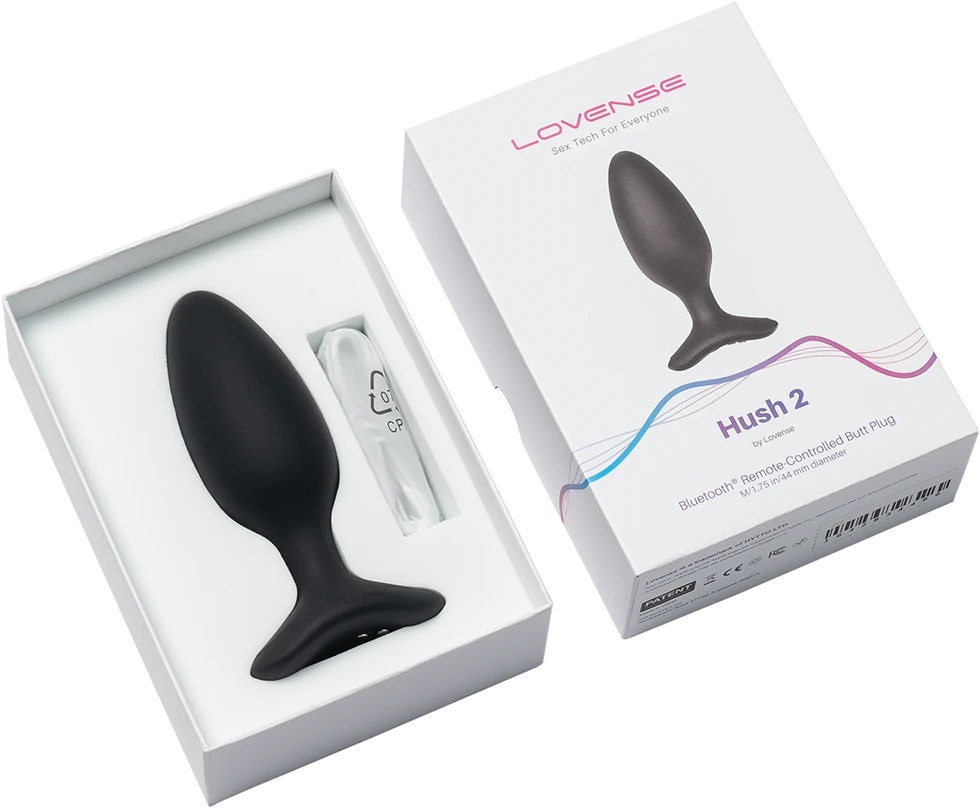Lovense Hush 2 Butt Plug S 38 mm Telefon Kontrollü Anal Vibratör