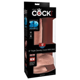 Pipedream King Cock 9 İnch Triple Density Cock with Balls Realistik Penis