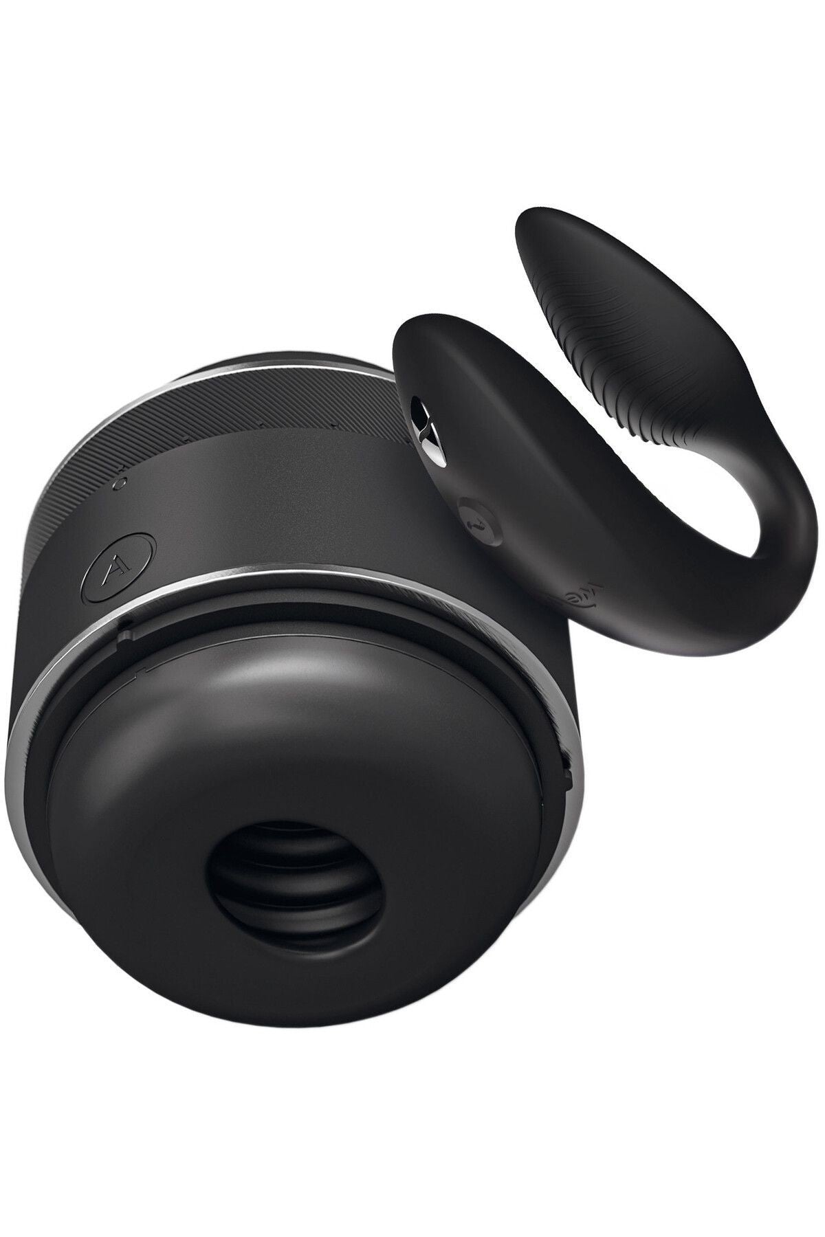 Voy Strker ve We-Vibe Sync 2 Çiftler İçin Vibratör Çift Eğlence Çift Kiti