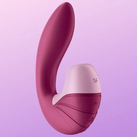 Satisfyer Supernova Insertable Double Emiş Güçlü Vibratör-Bordeaux