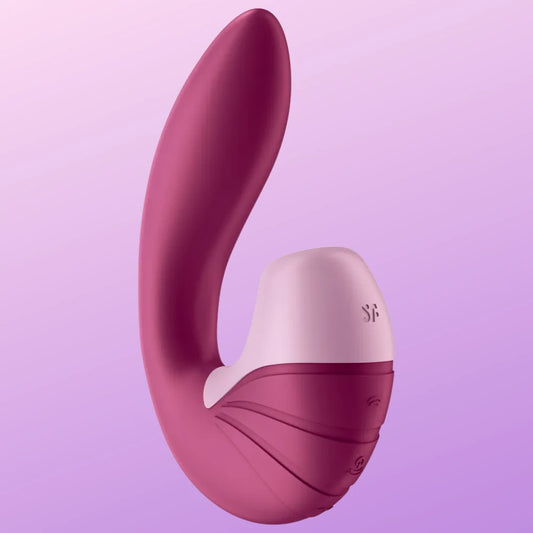 Satisfyer Supernova Insertable Double Emiş Güçlü Vibratör-Bordeaux