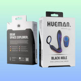 Hueman Black Hole Anal Vibrator With Cockring Anal Vibratör