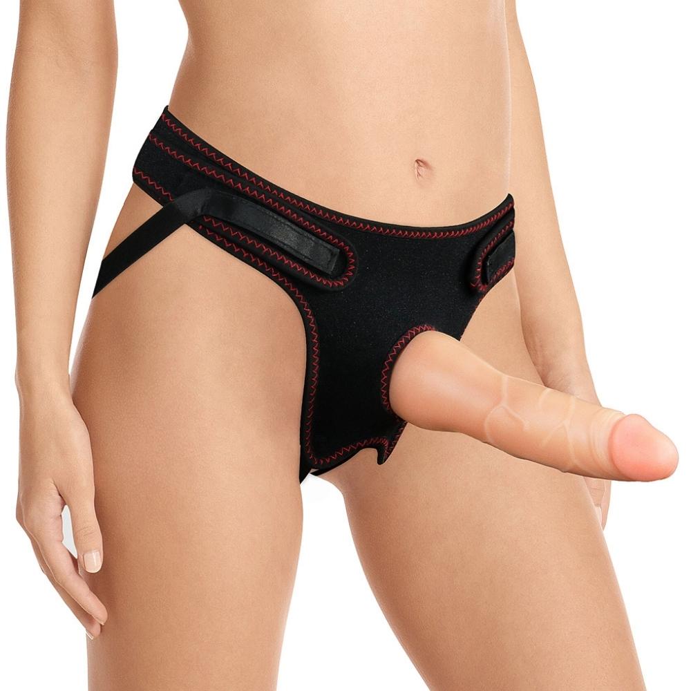 Lovetoy Easy Strapon 19 cm Kemerli Testissiz Realistik Penis