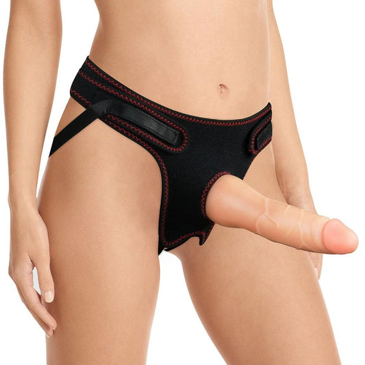 Lovetoy Easy Strapon 19 cm Kemerli Testissiz Realistik Penis