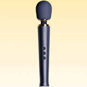 Le Wand Petite Rechargeable Vibrating Body Massager Masaj Aleti - Navy