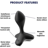 Satisfyer Game Changer Titreşimli Anal Vibratör-Black