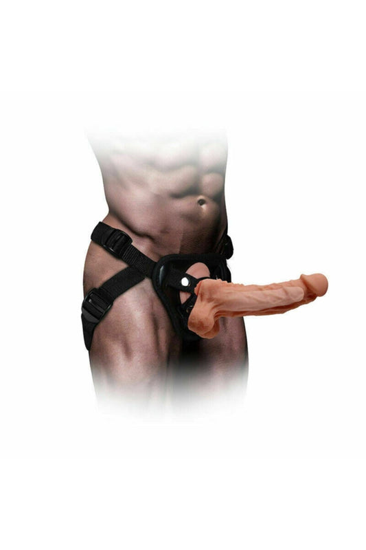 17,5 Cm Içi Boş Yumuşak Dokulu Belden Bağlamalı Hollow Strapon