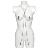 Fetish Collection Harness With Clamps Erojen Bölge Klipsi