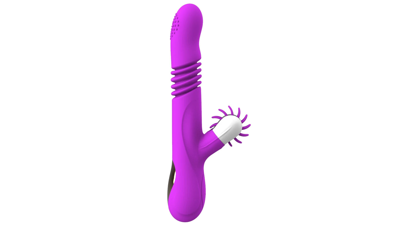 Erox Licking Life İleri Geri Hareketli Klitoral Stimülasyon Vibratör-Purple