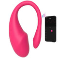 Erox Push Wearable Vibe Telefon Kontrollü Giyilebilir Vibratör-Pink