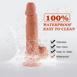 Shequ Dildo Series Evan 19.5 Cm Realistik Penis