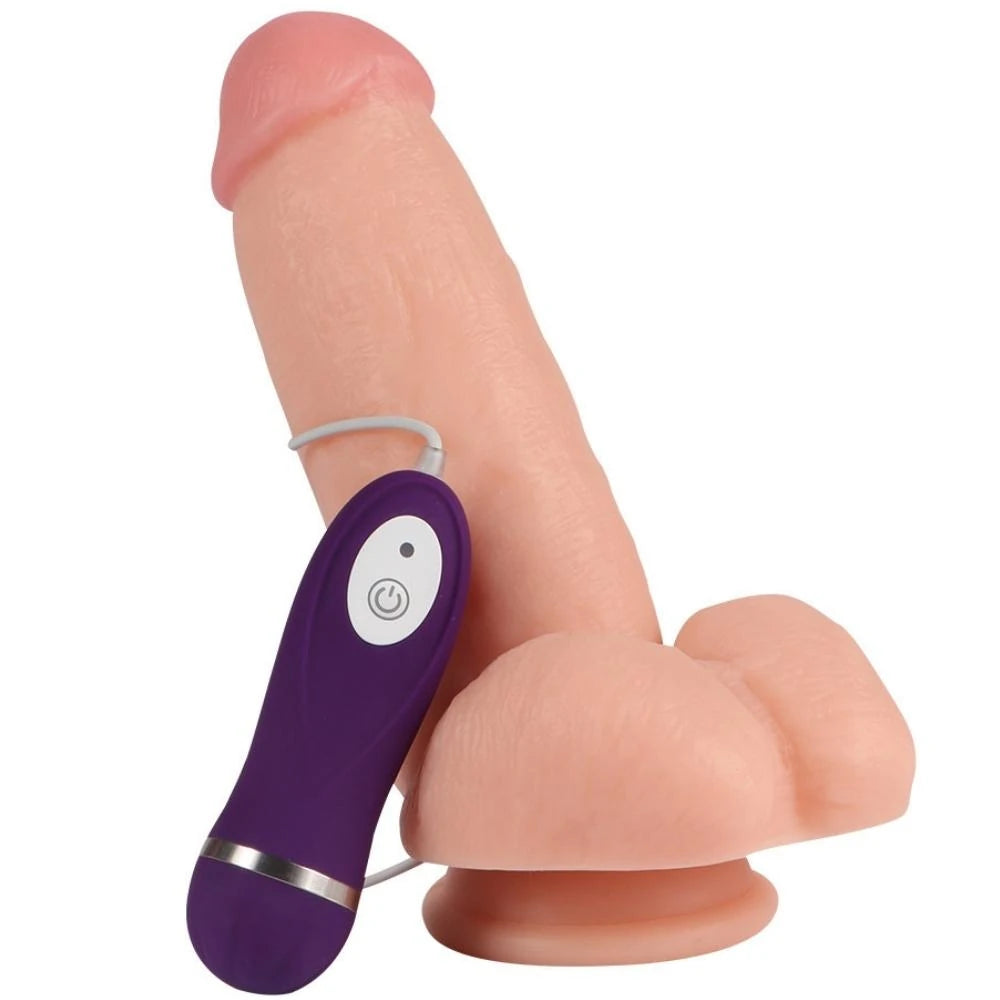 Shequ Red Eagle Strapon 16 cm Belden Bağlamalı Titreşimli Realistik Penis