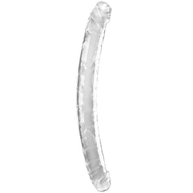 Doc Johnson Cyrstal Jellies 45 Cm Çift Taraflı Realistik Jel Penis-Şeffaf