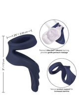 CalExotics Viceroy Perineum Dual Ring Penis Halkası