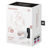 Satisfyer Double Love White Telefon ve Kumanda Kontrollü Vibratör