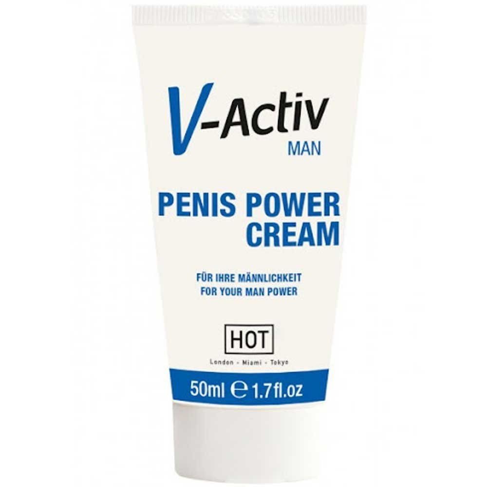 Hot V-Activ Penis Power Cream Özel Erkek Penis Kremi 50 Ml.