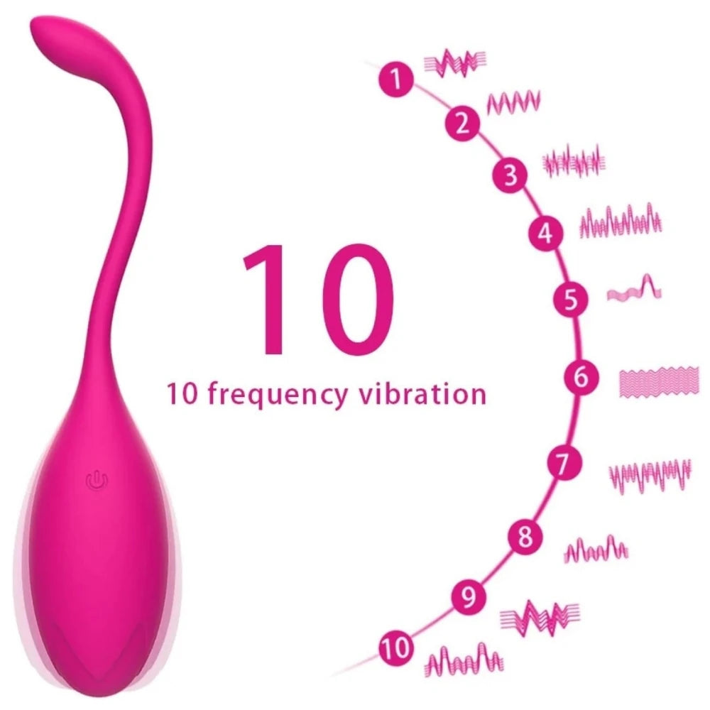 Erox Benwa Balls Uzaktan Kumandalı Kegel Egzersiz Vibratörü-Pink