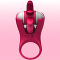 Erox The Cock Ring Clitoral Stimulating Şarjlı Penis Halkası-Pink