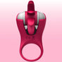 Erox The Cock Ring Clitoral Stimulating Şarjlı Penis Halkası-Pink