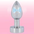 Anos Heavy Metal Butt Plug With Vibration Anal Plug Vibratör