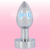 Anos Heavy Metal Butt Plug With Vibration Anal Plug Vibratör