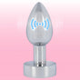 Anos Heavy Metal Butt Plug With Vibration Anal Plug Vibratör