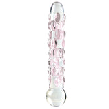 Pipedream Icicles No. 7 Hand Blown Glass Massager Cam Dildo