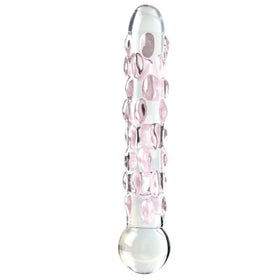 Pipedream Icicles No. 7 Hand Blown Glass Massager Cam Dildo