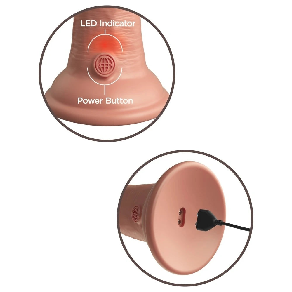 Pipedream King Cock Elite 7 İnch Vibrating Dual Density Titreşimli Penis