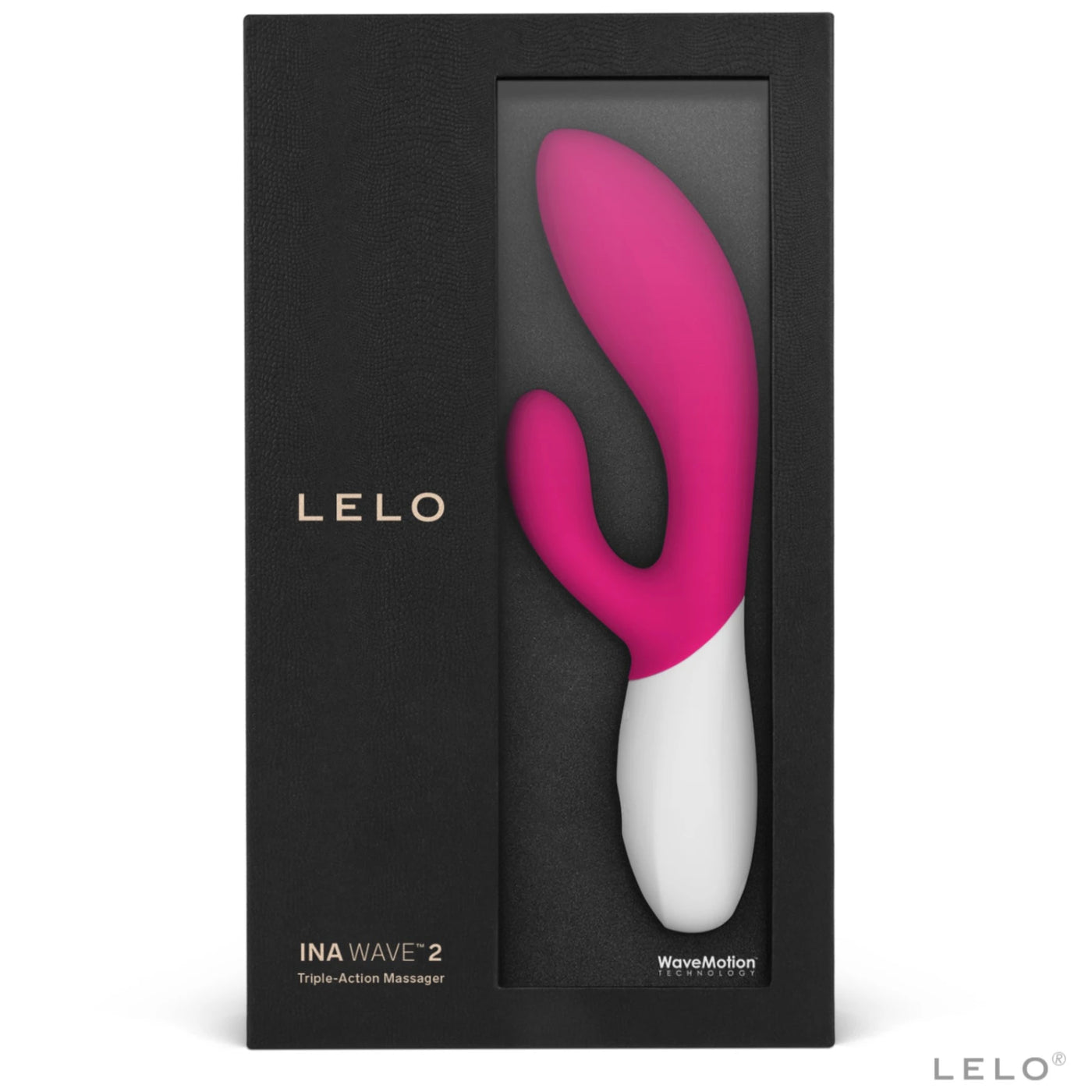 Lelo İna Wave 2 Cerise Güçlü Darbeli Rabbit Vibratör