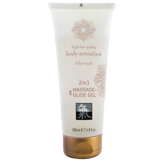 Hot Shiatsu Massage & Glide Gel 2in1 Silky Touch Kayganlaştırıcı Jel