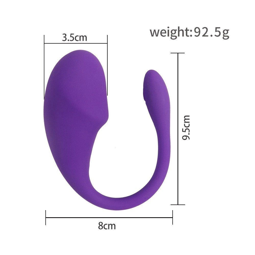 Erox Push Telefon Kontrollü Giyilebilir Vibratör Purple