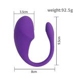 Erox Push Telefon Kontrollü Giyilebilir Vibratör Purple