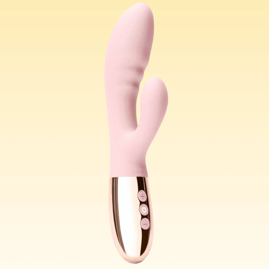 Le Wand Blend Rechargeable Şarjlı Tavşan Vibratör-Pink