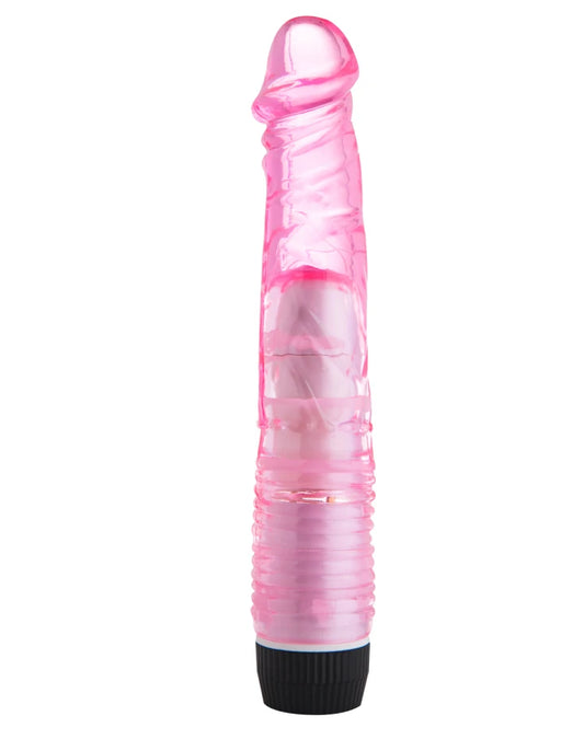 Erox Vibes Pink Kademeli Titreşimli Jel Vibratör 23 Cm