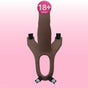 Aphrodisia Hollow Strap-On Flesh 17 Cm İçi Boş Belden Bağlamalı Penis-Brown