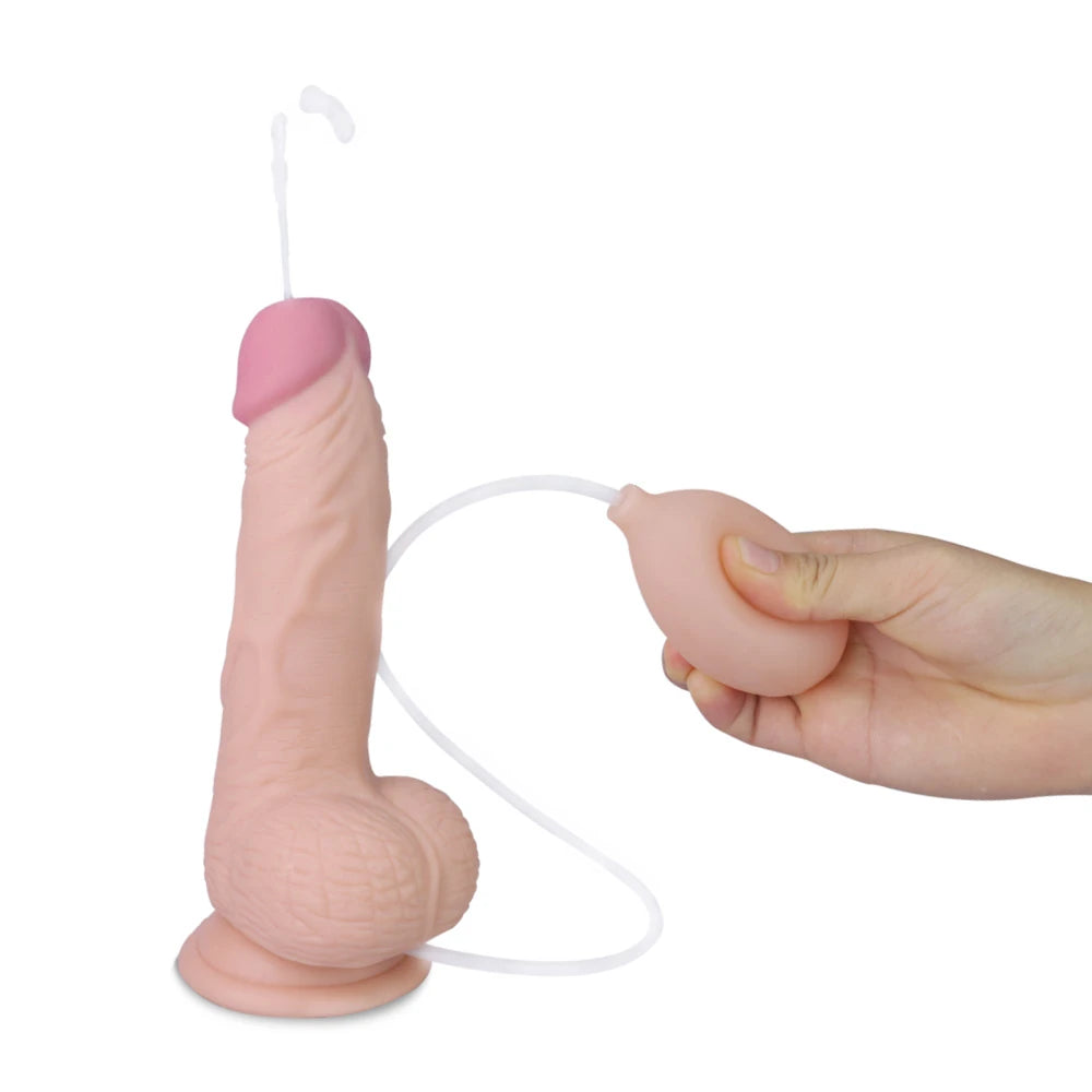Lovetoy Soft Ejaculation Cock Dildo 20 Cm Boşalabilir Realistik Penis LV316002