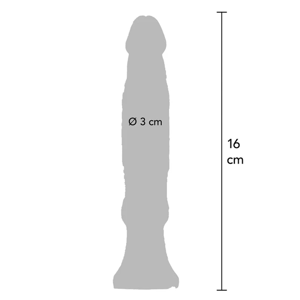 ToyJoy Anal Starter Dick Vajinal ve Anal Jel Doku Penis 16 Cm. 