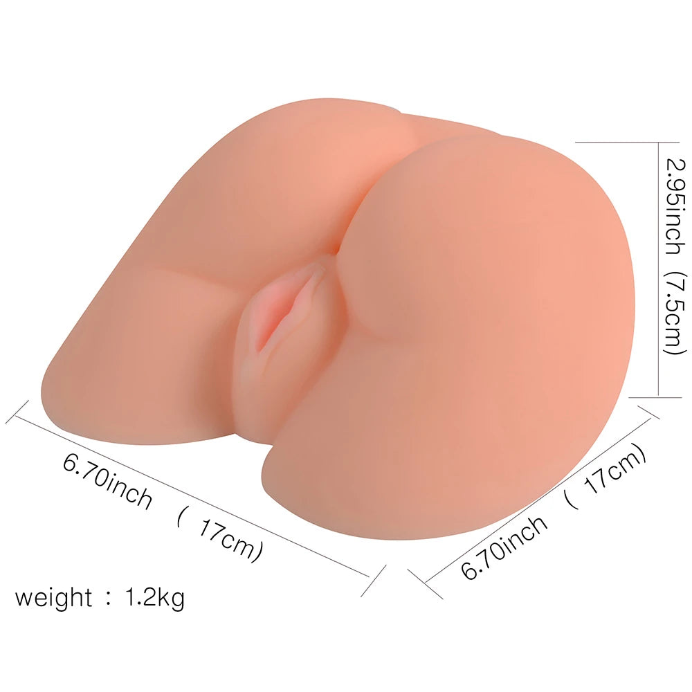 Rebecca Anal ve Vajinal Çift Girişli Masturbator