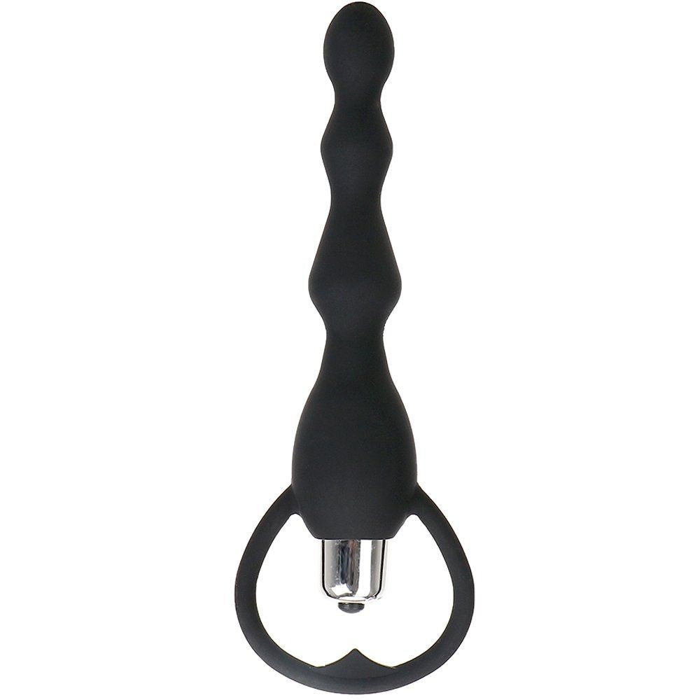 Erox Anal Fantasy Boğumlu Titreşimli Anal Vibratör-Black