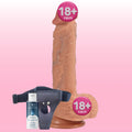 Shequ Dildo Series Veins Strapon Belden Bağlamalı Realistik Penis