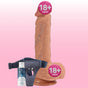 Shequ Dildo Series Veins Strapon Belden Bağlamalı Realistik Penis