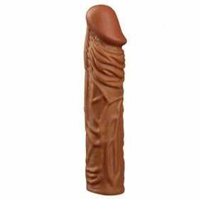 Erox Yumuşak Et Dokulu 19 Cm Melez Penis Kılıfı