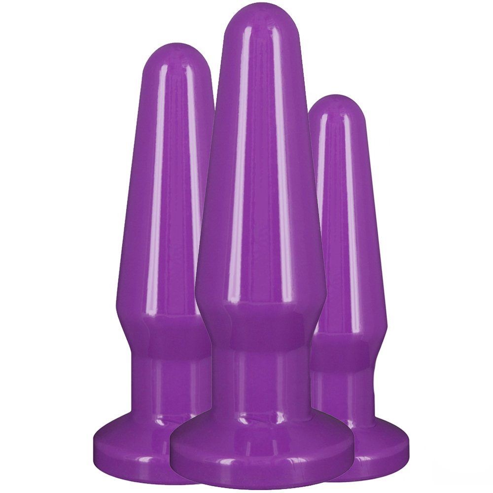 ToyJoy Anal Play Jelly Texture Anal Kit Anal Başlangıç Seti-Purple