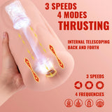 Shequ No.1 White Vagina İleri Geri Hareketli Vajina Masturbator SQ-MAT60135