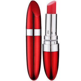 Erox Lipstick Compact Power Full Mini Ruj Vibratör-Red