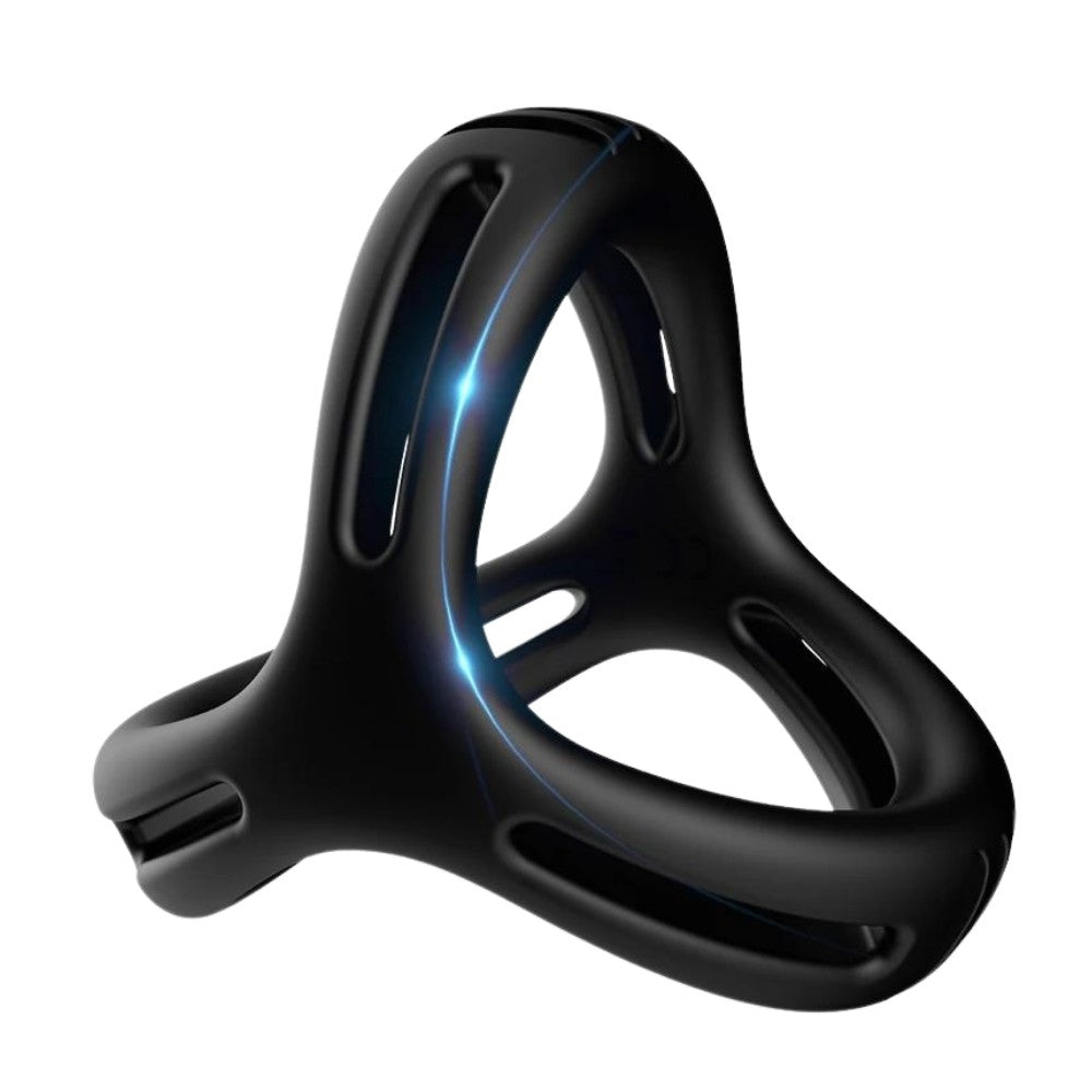 Erox Performance Testis Destekli Esnek Silikon Penis Halkası