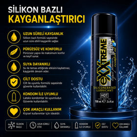 Hot Exxtreme Glide Silikon Bazlı Kayganlaştırıcı Jel 50 Ml.